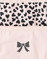 Girls Leopard Bikini Underwear 10-Pack