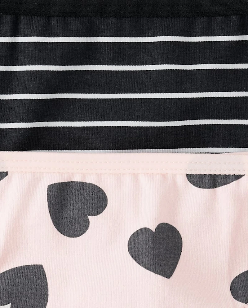 Girls Leopard Bikini Underwear 10-Pack