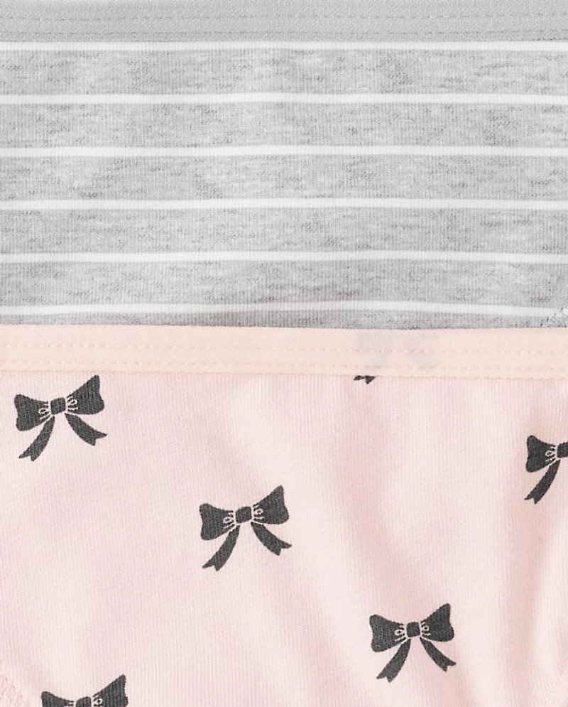 Girls Leopard Bikini Underwear 10-Pack