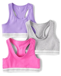 Girls Racerback Bralette 3-Pack
