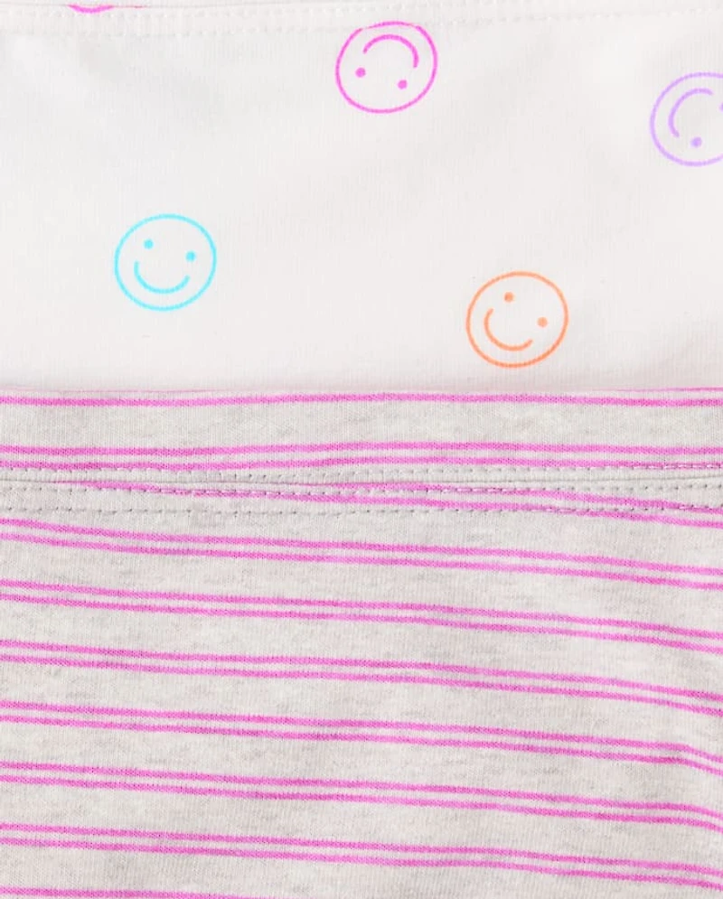 Girls Striped Girl Short Underwear 7-Pack