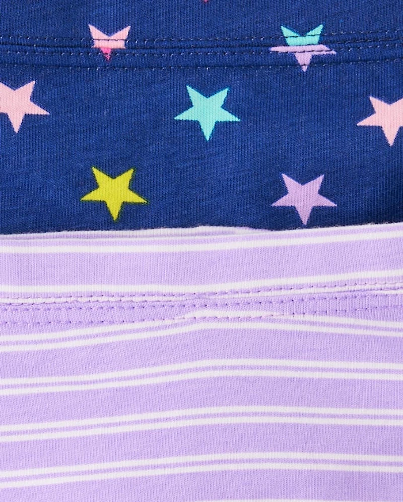 Girls Striped Girl Short Underwear 7-Pack