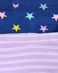 Girls Striped Girl Short Underwear 7-Pack