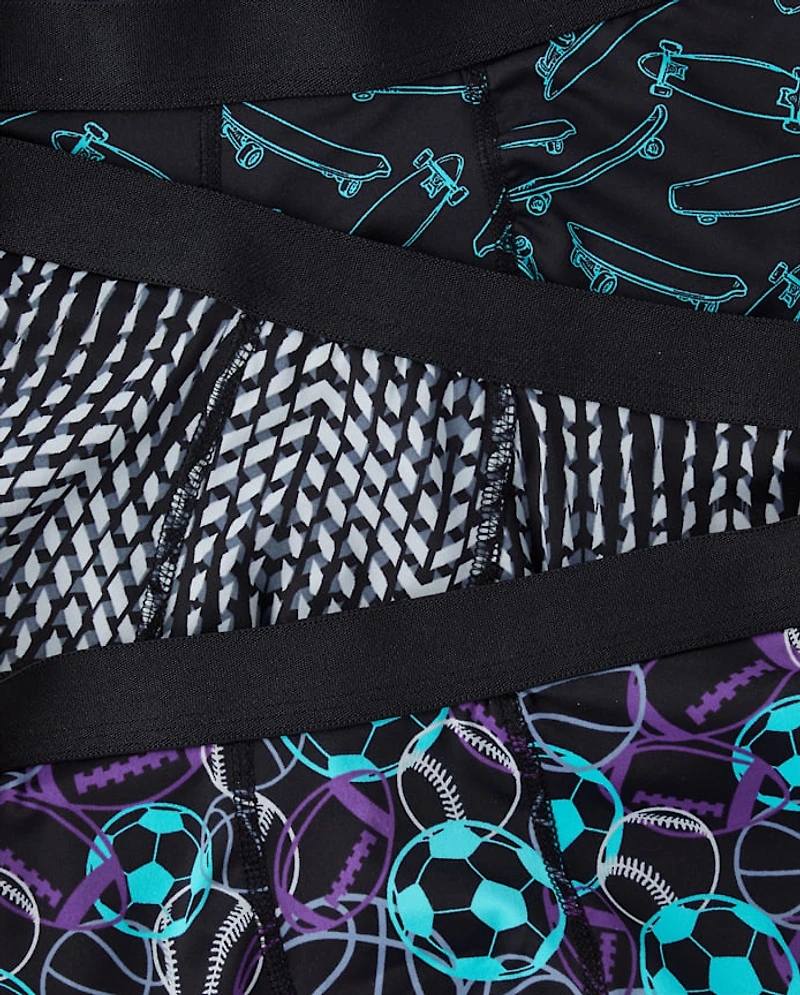 Lot de 5 boxers sport pour garçons