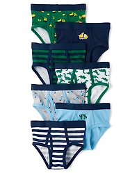 Toddler Boys Monster Brief Underwear 7-Pack