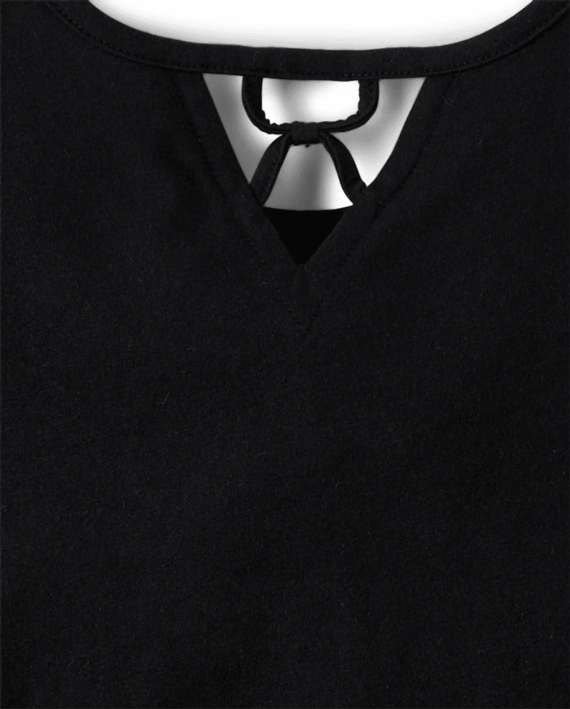 Girls Glitter Rhinestone Love Top