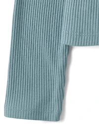 Girls Ribbed Off Shoulder Top