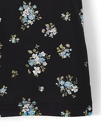 Haut babydoll fleuri pour fille