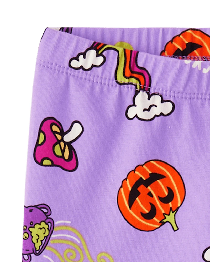 Girls Halloween Leggings