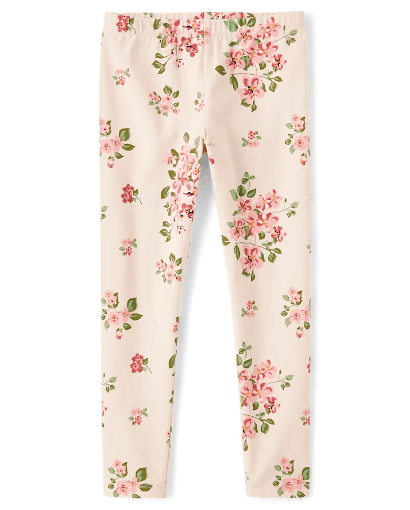 Girls Print Leggings