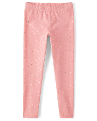 Girls Foil Dot Leggings