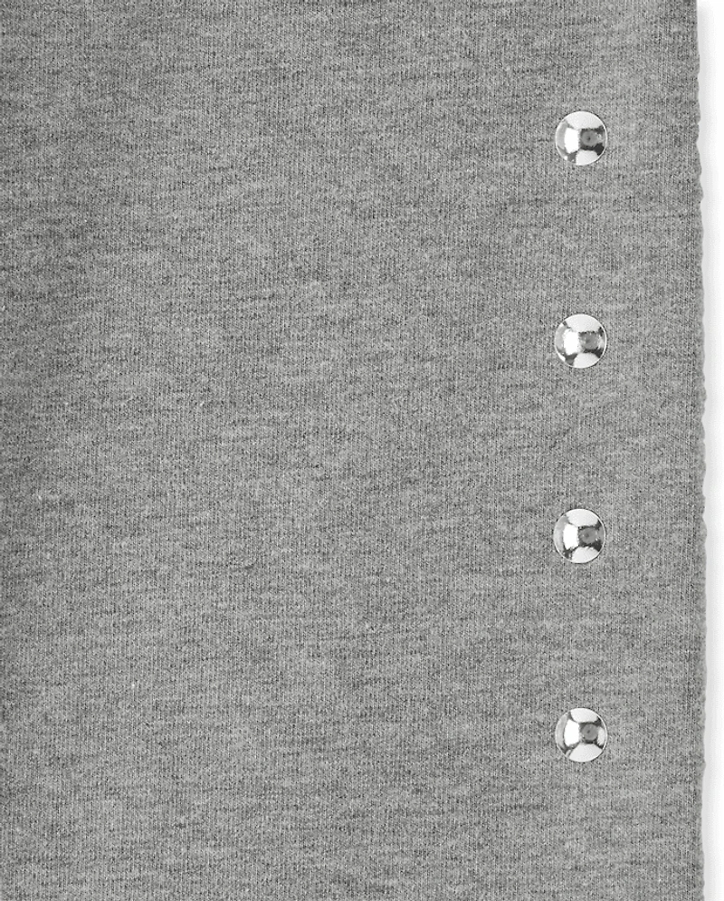 Girls Studded Flare Leggings