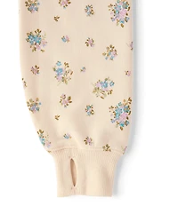 Girls Print Fleece Zip Up Hoodie