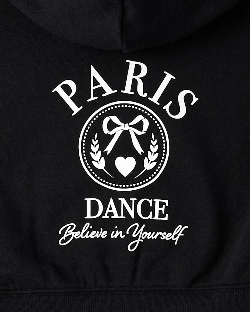 Girls Graphic Premium Fleece Hoodie