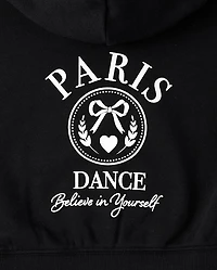 Girls Graphic Premium Fleece Hoodie