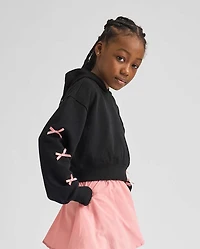 Girls Graphic Premium Fleece Hoodie