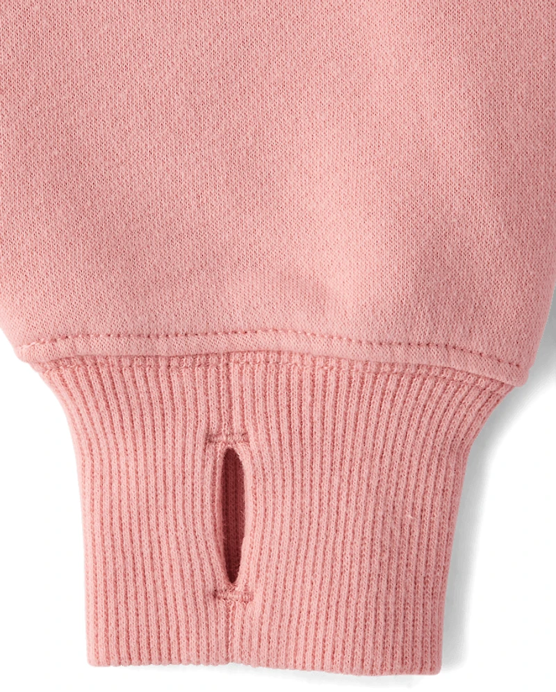 Girls Graphic Premium Fleece Hoodie