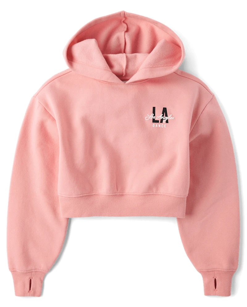 Girls Graphic Premium Fleece Hoodie
