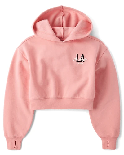 Girls Graphic Premium Fleece Hoodie