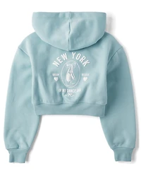 Girls Graphic Premium Fleece Hoodie