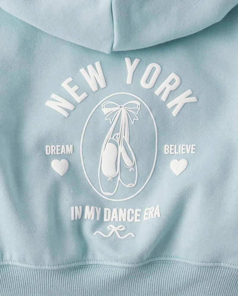 Girls Graphic Premium Fleece Hoodie