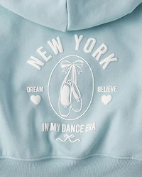 Girls Graphic Premium Fleece Hoodie