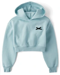 Girls Graphic Premium Fleece Hoodie