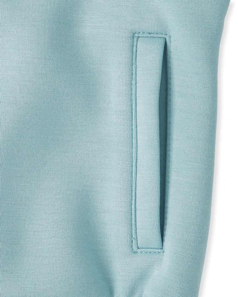 Girls Scuba Cropped Zip Up Jacket