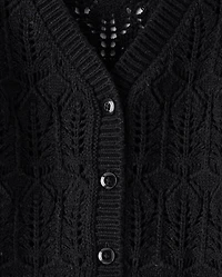 Girls Pointelle Cardigan