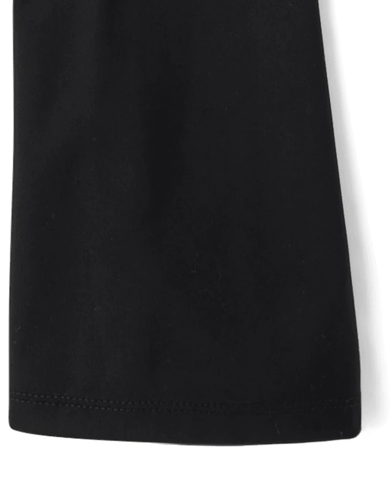 Girls High Rise Flare Leggings