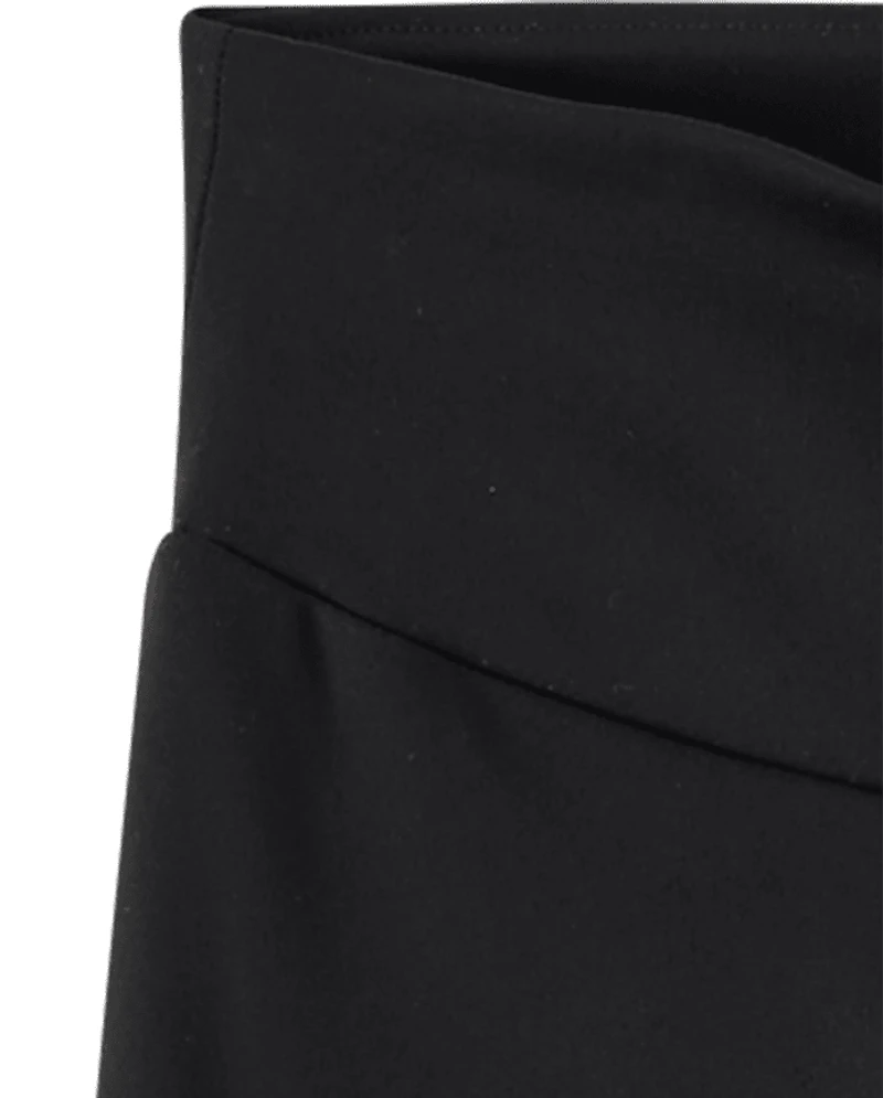 Girls High Rise Flare Leggings