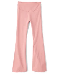 Girls High Rise Flare Leggings