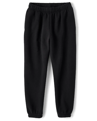 Girls Premium Fleece Relaxed Jogger Pants