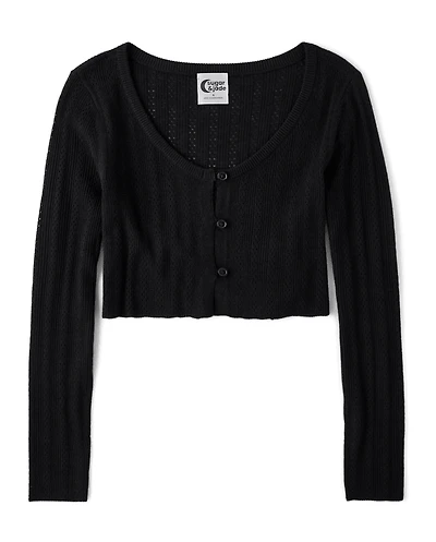 Tween Girls Cropped Cardigan