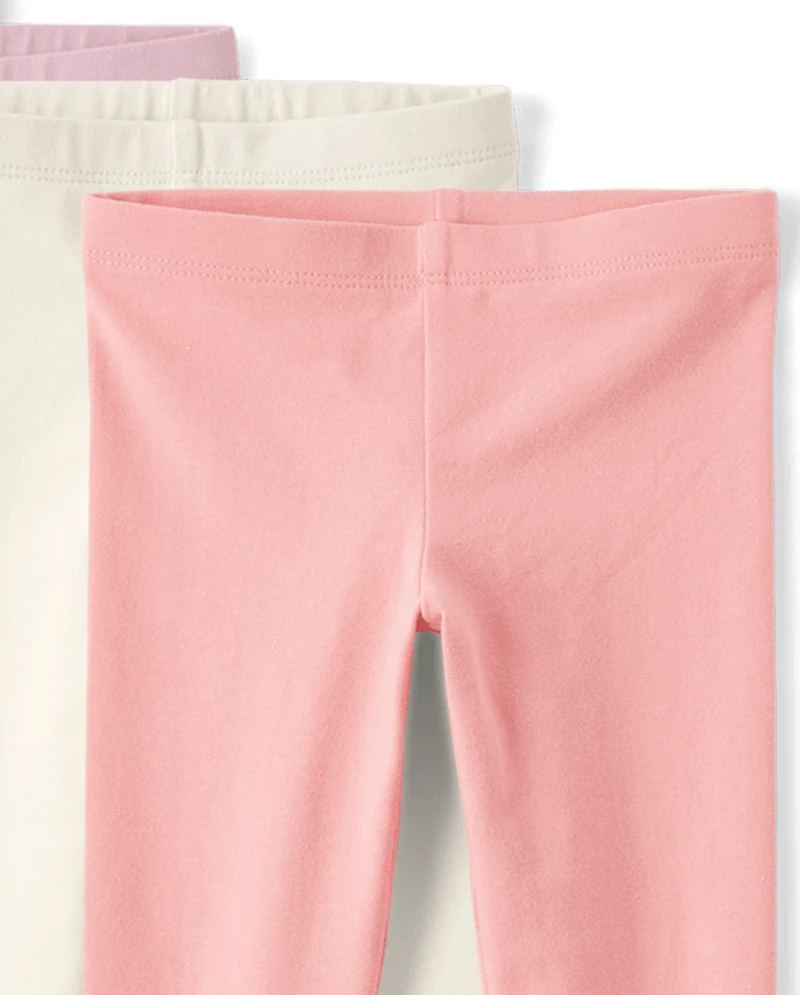 Toddler Girls Leggings 6-Pack
