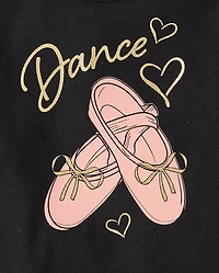 Toddler Girls Bow Lettuce Top 4-Pack