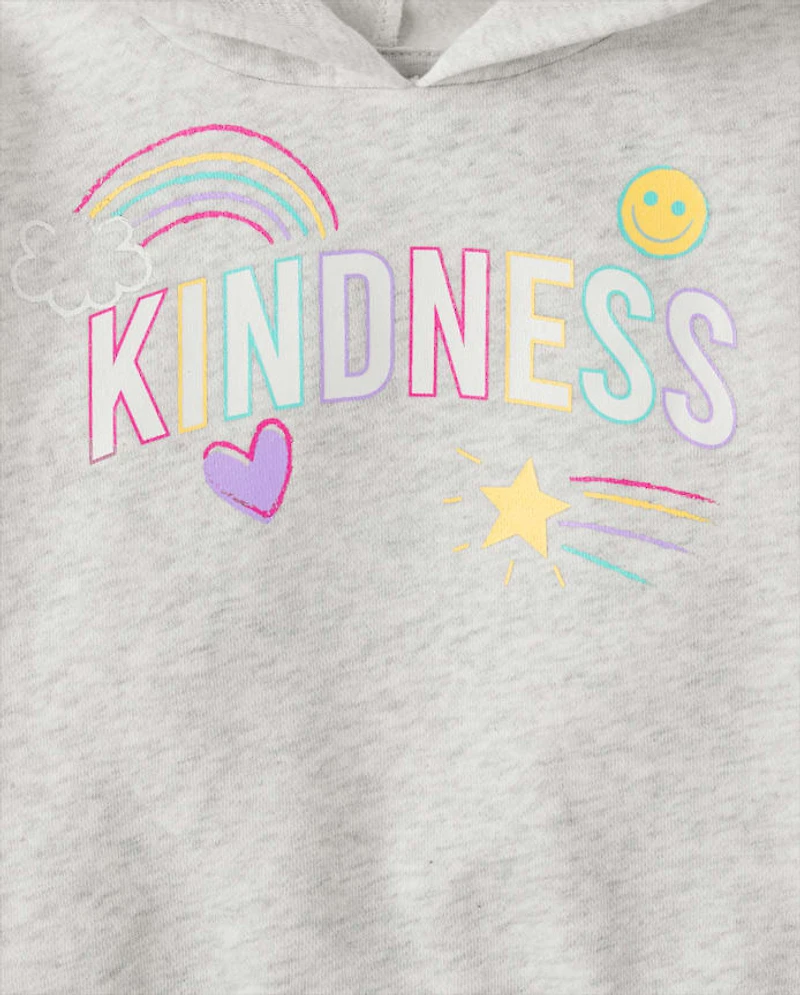 Toddler Girls Graphic Fleece 2-Piece Outfit Set