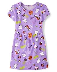 Girls Halloween Everyday Dress