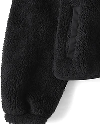 Kids Heavyweight Sherpa Zip Up Jacket