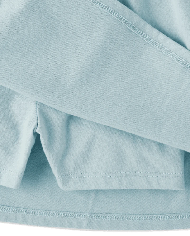 Girls Ribbed V-Waist Dress