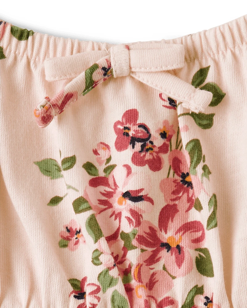 Girls Print Fit And Flare Dress