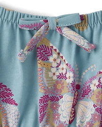 Girls Print Fit And Flare Dress