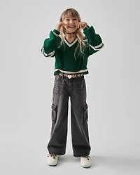 Jeans cargo amples pour enfants