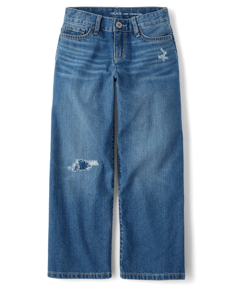 Kids Ripped Baggy Jeans