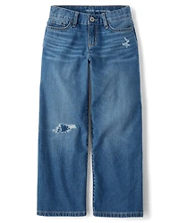 Kids Ripped Baggy Jeans