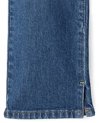 Girls Ripped Straight Jeans