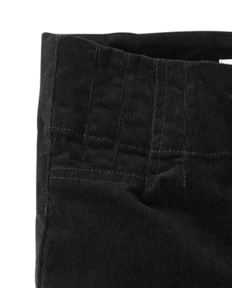 Girls Pintuck Corduroy Flare Pants