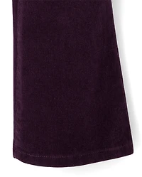 Girls Pintuck Corduroy Flare Pants