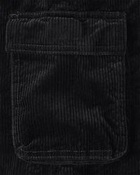 Kids Corduroy Baggy Cargo Pants