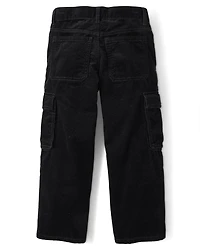 Kids Corduroy Baggy Cargo Pants
